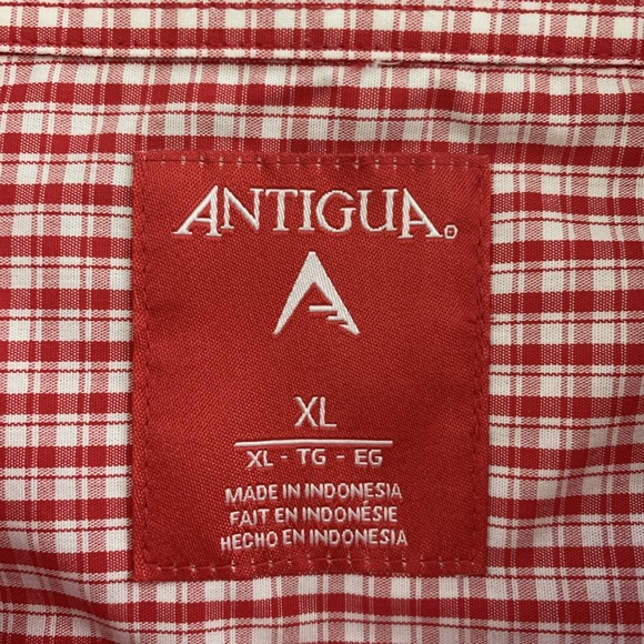 Atlanta‎ United FC Shirt Mens XL Red Check Button Up Business Long Sleeve - Picture 3 of 9